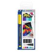 STAEDTLER Lumocolor 318 - Pack de 6 marqueurs permanents - Pointe fine - Couleurs assorties