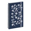 3660942082761-Agenda de poche spiralé Végétal Espace 16S - 1 semaine sur 2 pages -  9 x 16 cm - bleu - Exacompta--0