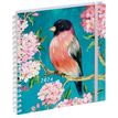 3660942082730-Agenda spiralé Sophie Adde Lady 18S - 1 semaine sur 2 pages - 15 x 17 cm - oiseaux - Exac-P_405147085_1-0