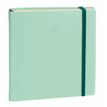 3371010500857-Agenda à élastique Silk Executif Prestige - 1 semaine sur 2 pages - 16 x 16 cm - vert - Quo Vadis--0