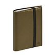 Agenda spiralé à élastique Time & Life Large - 1 semaine sur 2 pages - 16 x 24 cm - kaki métal - Quo Vadis