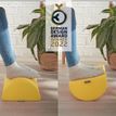 4002432129584-Leitz Ergo – Repose-pieds ergonomique – Soulage le dos et améliore la circulation – Jaune--5