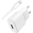 3571211504771-BigBen WOW - Adaptateur USB-A 2.4A + Câble USB-A / Lightning 1m - blanc--0
