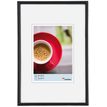 4004122071500-Cadre photo plastique WALTHER "Galeria" pour photo 13 x 18 cm coloris noir--0