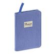 Agenda Mimi Affaires avec zip métal - 1 semaine sur 2 pages - 10 x 15 cm - bleu - Quo Vadis