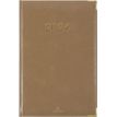 Agenda Kiev - 1 semaine sur 2 pages - 17 x 24,5 cm - taupe - Oberthur