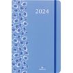 3664447153476-Agenda Anahita - 1 semaine sur 2 pages - 17 x 24,5 cm - floralie bleu - Oberthur-P_405148977_1-0