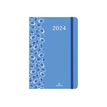 3664447153476-Agenda Anahita - 1 semaine sur 2 pages - 17 x 24,5 cm - floralie bleu - Oberthur-P_405148977_2-1