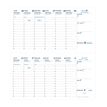 3371010190225-Quo Vadis - Agenda - Bi-Planning - Quinzainier - Français - Impala - 12 mois de janvier à décembre - 8,8x17 cm - Papier Clairefontaine blanc - Fabri--5