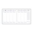 3147280266737-Agenda Classique - 1 semaine sur 2 pages - 16 x 16 cm - noir - Lecas--1