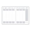 3147280261978-Agenda Classique - 1 semaine sur 2 pages - 19 x 24 cm - noir - Lecas--1