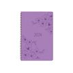 3664447157436-Agenda à spirale Primrose - 1 semaine sur 2 pages - 16 x 16 cm - bleu marine - Oberthur-P_405149152_2-1