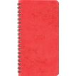 Agenda de poche spiralé Primrose - 1 semaine sur 2 pages - 9,5 x 17 cm - corail - Oberthur