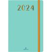 Agenda Merida - 1 semaine sur 2 pages - 10 x 15 cm - vert - Oberthur