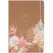 Agenda Giverny - 1 semaine sur 2 pages - 17 x 24,5 cm - terracota - Oberthur