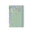 3664447158174-Agenda Giverny - 1 semaine sur 2 pages - 16 x 16 cm - vert - Oberthur-P_405149277_2-1