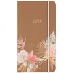 Agenda de poche Giverny - 1 semaine sur 2 pages - 9,5 x 17 cm - terracota - Oberthur