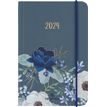 Agenda Giverny - 1 semaine sur 2 pages - 10 x 15 cm - bleu - Oberthur
