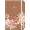 Agenda Giverny - 1 semaine sur 2 pages - 10 x 15 cm - terracota - Oberthur