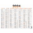 3664447154787-Calendrier Fluo - 7 mois par face - 32 x 42 cm - orange - Oberthur-P_405149396_2-1