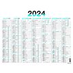 3664447154817-Calendrier Fluo - 7 mois par face - 43 x 55 cm - bleu - Oberthur-P_405149399_2-1