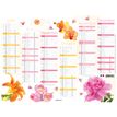 3664447151496-Calendrier Fleurs - 6 mois par face - 32 x 42 cm - Oberthur-P_405149407_2-1