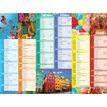 3664447151359-Calendrier Color Story - 6 mois par face - 40,5 x 55 cm - Oberthur-P_405149411_2-1