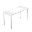 7331910025221-Bureau SCRIVANIA - L.130 cm - Pieds métal - plateau blanc-P_405149639_1-0