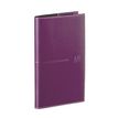 Agenda de poche Voyage - 1 semaine sur 2 pages - 9 x 17 cm - violet - Oxford