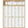 3592930022308-Bouchut Natura - Calendrier bancaire vertical - 21 x 26,5 cm - 12 mois sur 1 face - beige-P_405149827_1-0