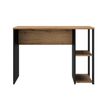 3483601203280-Bureau SOAN avec 2 tablettes - L107 x H 75 x P 56 cm - imitation chêne Helvezia et noir-P_405150162_2-1