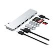0810086360635-Satechi Pro Hub Slim - Hub 7 ports - USB-C x 2 - HDMI - pour Apple MacBook Air à partir d-P_405150616_1-0