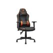 4710483775161-Fauteuil gamer FUSION S - accoudoirs réglables - appui-tête intégré - noir/orange-P_405150793_3-2