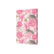 3664447153131-Oberthur Malaga - Carnet de notes souple - A5 - ligné - 200 pages - pivoines-P_405150987_1-0