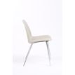 3760185020374-Chaise CHARLOTTE - pieds chromés sans accroche - Beige Lin--2