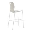 3760185020282-Tabouret haut TECSUP - 4 pieds blancs - coque blanche--2
