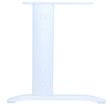 3253310467347-Bureau droit IDRA - L140 cm - pieds blanc - plateau imitation noyer-P_405152448_3-2
