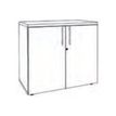3253310274716-Armoire basse IDRA/DUAL - H72 x L80 x P47 - 2 portes - Corps alu - Dessus et portes imitat-P_405152521_2-4