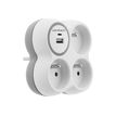 3545411907342-Zenitech - Triplite - 2 Chargeurs USB A+C - 16A+2.1A - Blanc et Gris-P_405152730_3-0