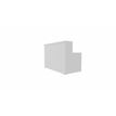 3617350000085-Module d'accueil haut GUEST - indépendant - L160 x H113 cm - corps blanc plateau blanc avec échancrures (habil-P_405153307_1-0