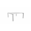 3617350003543-Bureau Bench ARIAL - L180 x P165 cm - plateau blanc - pieds gris aluminium-P_405153455_1-0