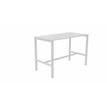 3617350003161-Table de réunion haute ARIAL - L160 x P80 x H104,5 cm - plateau blanc - pieds blancs-P_405153493_1-0