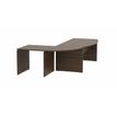 3617350001013-Bureau manager MOKA - avec angle et retour - L260 x P177 cm - plateau arqué - imitation n-P_405153606_1-0