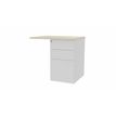 3617350004885-Retour sur caisson bout de bureau CONECT - L80 x P60 cm - plateau imitation érable - pied-P_405153673_1-0