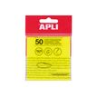 8410782195696-Apli - Notes adhésives - 50 feuilles - 75 x 75 mm - transparentes jaune-P_405154105_1-0