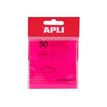8410782195702-Apli - Notes adhésives - 50 feuilles - 75 x 75 mm - transparentes rose-P_405154106_1-0