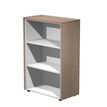 7331920003363-Armoire haute Flora - L82,8xP43xH119,8 cm - portes mélaminés - 2 étagères - merisier a-P_405154475_2-1