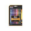 3086123537583-Bic Gelocity QuickDry - Pack de 8 rollers - 0,7 mm - couleurs assorties-P_405154951_2-2