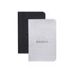 3037921172018-RHODIA Rhodiarama - 2 Carnets souples 7 x 10,5 cm - 64 pages - ligné - argent et noir-P_405155092_1-0