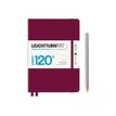 Leuchtturm1917 Edition 120 - Carnet de notes rigide A5 - uni - bordeaux